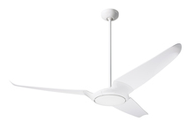 Modern Fan Co. IC3-GW-56-NK-NL-CC - IC/Air (3 Blade ) Fan; Gloss White Finish; 56" Nickel Blades; No Light; Wall/Remote Combo Contro