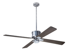 Modern Fan Co. IND-GV-50-GY-NL-CC - Industry DC Fan; Galvanized Finish; 50" Graywash Blades; No Light; Wall/Remote Combo Control