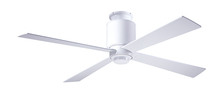 Modern Fan Co. LAP-FM-GW-50-WH-NL-004 - Lapa Flush Fan; Gloss White Finish; 50" White Blades; No Light; Fan Speed and Light Control (2-w