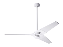 Modern Fan Co. TOR-GW-52-BK-NL-001 - Torsion Fan; Gloss White Finish; 52" Black Blades; No Light; Fan Speed Control