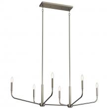 Kichler 52721NI - Linear Chandelier 6Lt