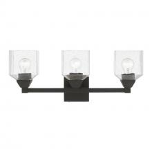 Livex Lighting 10383-04 - 3 Light Black Vanity Sconce