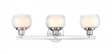 Innovations Lighting 330-3W-PC-CLW - Cairo Bath Vanity Light