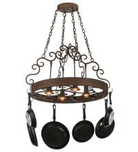  118490 - 34"W Dior 4 LT Pot Rack