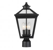 Savoy House 5-147-BK - Ellijay 3-Light Outdoor Post Lantern in Black