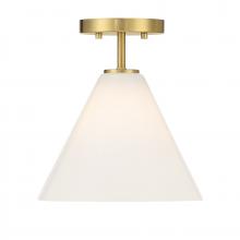 Savoy House 7-4011-1-322 - Blair 1-Light Mini-Pendant in Warm Brass