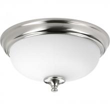 Progress P350002-009-30 - One-Light 13" LED Alabaster Glass Flush Mount