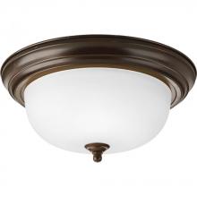 Progress P3925-20ET - Two-Light Dome Glass 13-1/4" Close-to-Ceiling