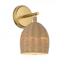 Crystorama JAC-10501-SG - Jace 1 Light Soft Gold Sconce