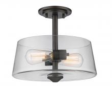 Z-Lite 428SF2-OB - 2 Light Semi Flush Mount