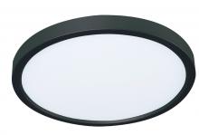 AFX Lighting, Inc. EGRF0811L30D1BK - Edge 8" Round LED Flush Mount