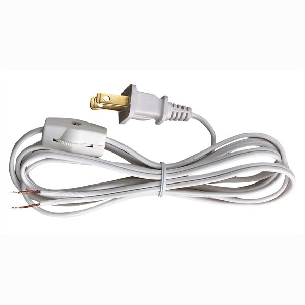 6'CORD SET W/SWITCH BROWN