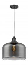 Innovations Lighting 201C-BK-G73-L - Bell - 1 Light - 12 inch - Matte Black - Cord hung - Mini Pendant