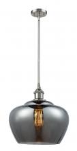 Innovations Lighting 516-1S-SN-G93-L - Fenton - 1 Light - 11 inch - Brushed Satin Nickel - Mini Pendant