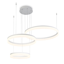 Eurofase 31779-012 - Minuta, 3tier LED Chandelr, Wht