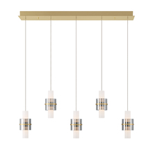 Eurofase 45595-011 - Rola 10LT Light Pendant in Brushed Gold