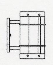 Arroyo Craftsman VS-9NRM-RB - 9" valencia sconce - no roof