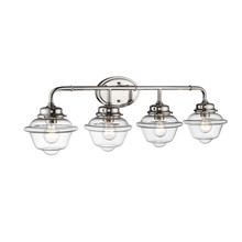 Millennium 3444-PN - Neo-Industrial 4-Light Vanity Polished Nickel