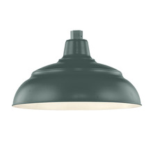 Millennium RWHS14-SG - R Series 1-Light Warehouse Shade Satin Green