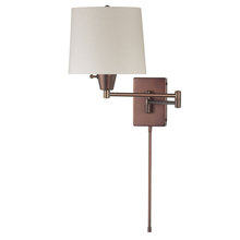 Dainolite DWL80DD-OBB - Swing Arm Wall Lamp OBB Cream Shade