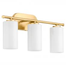 Quorum 5228-3-80 - Belinder 3 Light Vanity, Aged Brass