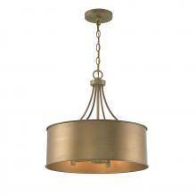 Savoy House Meridian M7040BG - 4-Light Pendant in Brushed Gold