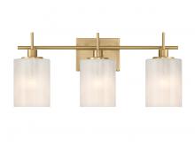 Savoy House Meridian M80084NB - 3-Light Bathroom Vanity Light in Natural Brass