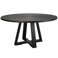 Uttermost 25206 - Gidran Round Black Dining Table