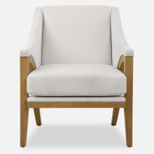 Uttermost 23862 - Uttermost Evolve White Fabric Accent Chair