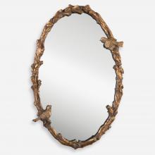 Uttermost 13575 P - Uttermost Paza Oval Vine Gold Mirror