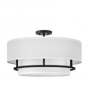 Hinkley 38894BK - Medium Semi-Flush Mount